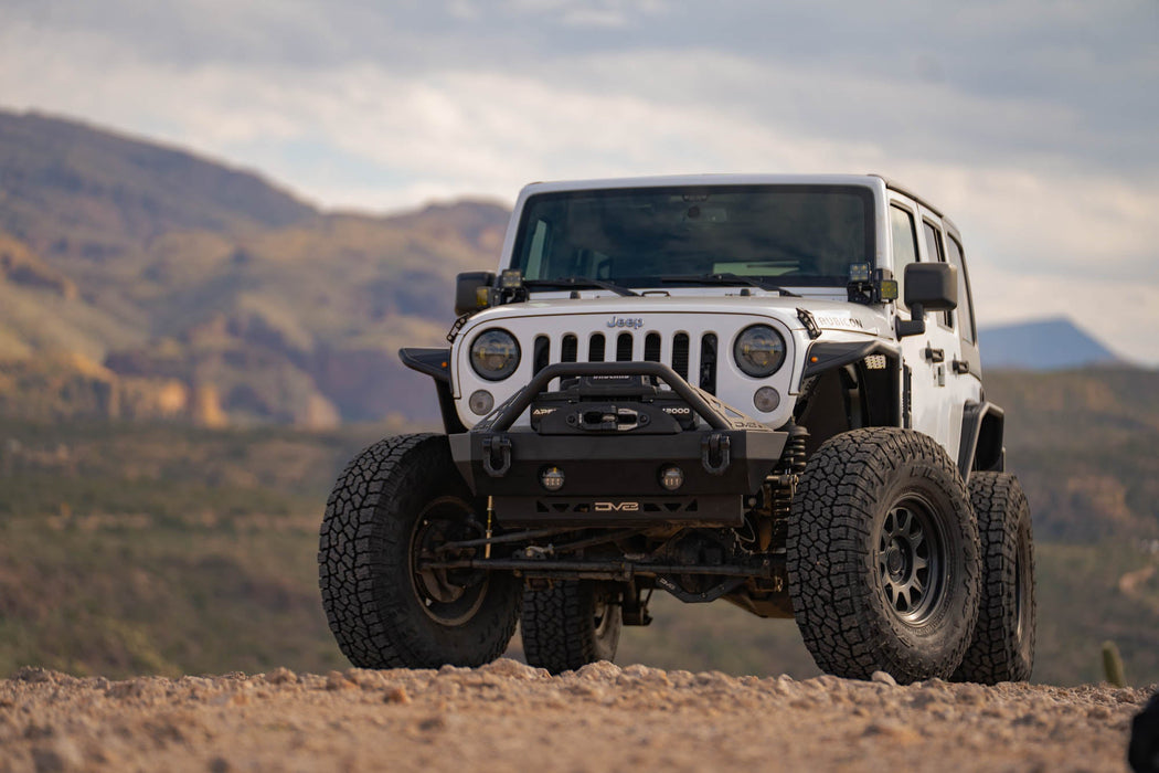 DV8 2007-2026 Jeep Wrangler JK/JL & Gladiator JT – FS-15 Series Front Bumper – FBJL-05