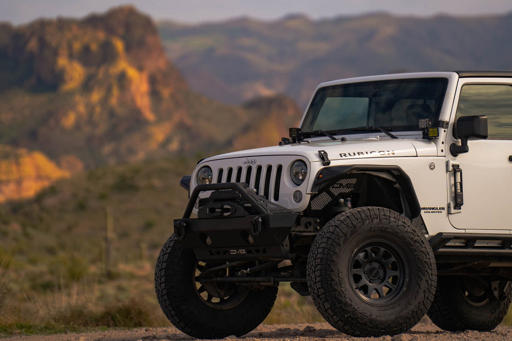 DV8 2007-2026 Jeep Wrangler JK/JL & Gladiator JT – FS-15 Series Front Bumper – FBJL-05