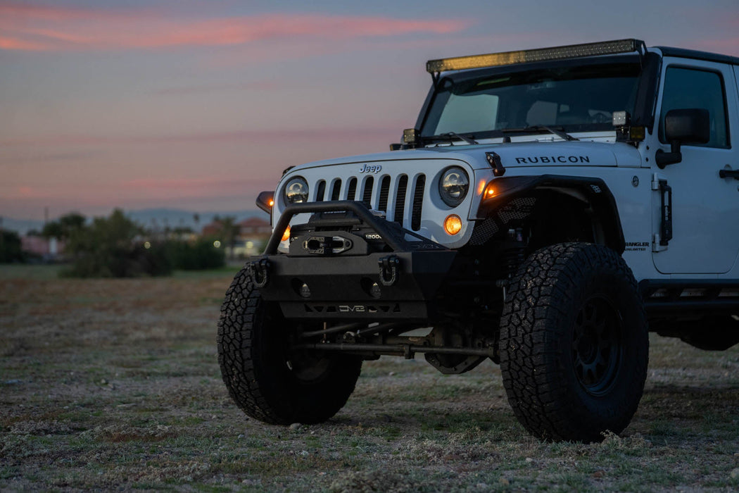 DV8 2007-2026 Jeep Wrangler JK/JL & Gladiator JT – FS-15 Series Front Bumper – FBJL-05