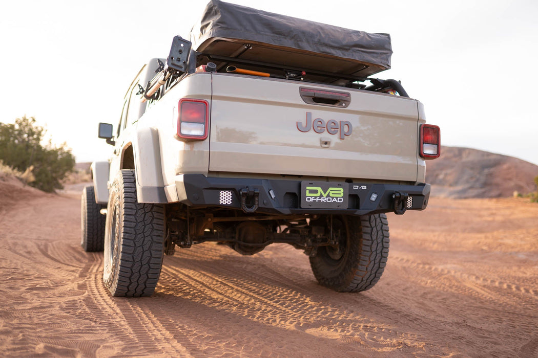 DV8 2020-2026 Jeep Gladiator JT – MTO Series Rear Bumper – RBGL-12