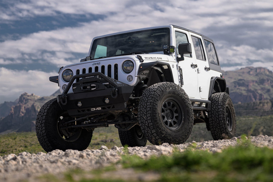 DV8 2007-2026 Jeep Wrangler JK/JL & Gladiator JT – FS-15 Series Front Bumper – FBJL-05