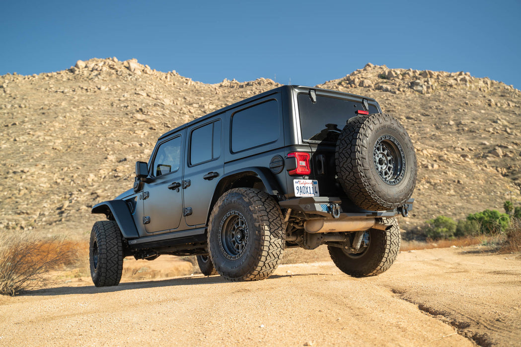 DV8 2018-2026 Jeep Wrangler JL – MTO Series Bumper Spare Tire Swing Gate – TCJL-13