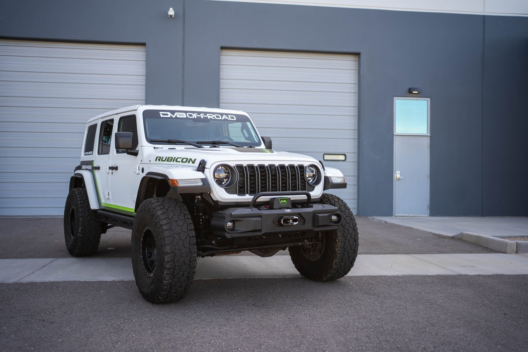 DV8 2018-2026 Jeep Wrangler JL & 2020-2026 Gladiator JT OE Plus Front Bumper – FBJL-13