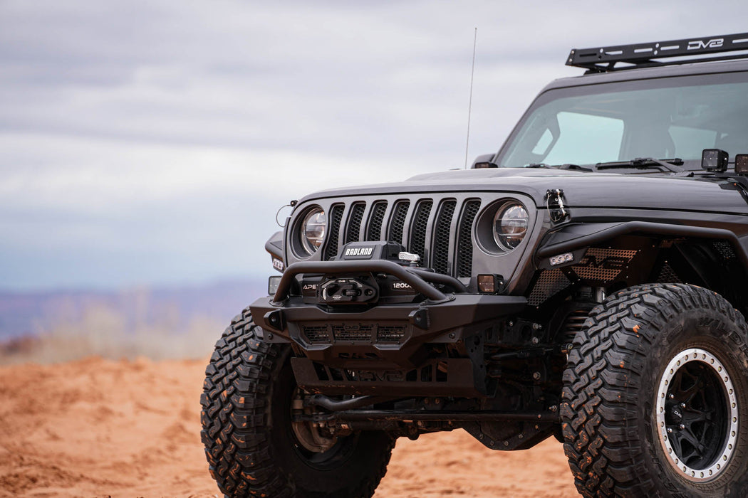 DV8 2018-2026 Wrangler JL & Gladiator JT – Spec Series Front Bumper – FBJL-09