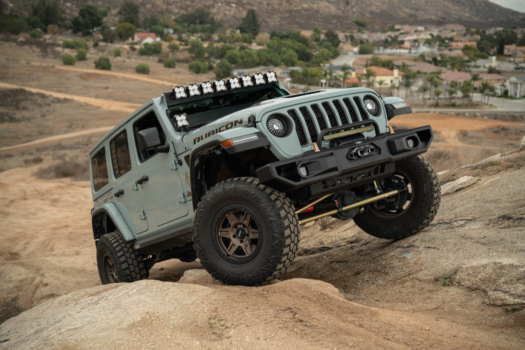 DV8 2018-2026 Jeep Wrangler JL & 2020-2026 Gladiator JT OE Plus Front Bumper – FBJL-13