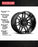 Raceline 931B Injector Wheel - Satin Black