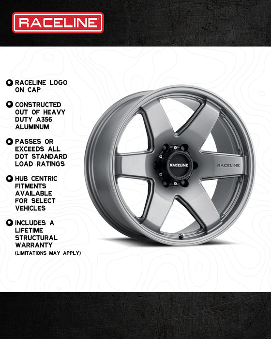 Raceline 942GS Addict Wheel - Greystone