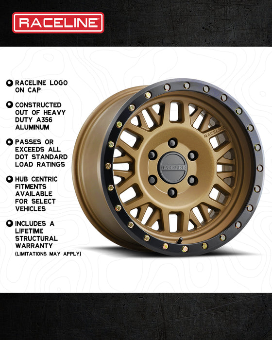 Raceline 951BZ Ryno Wheel - Bronze