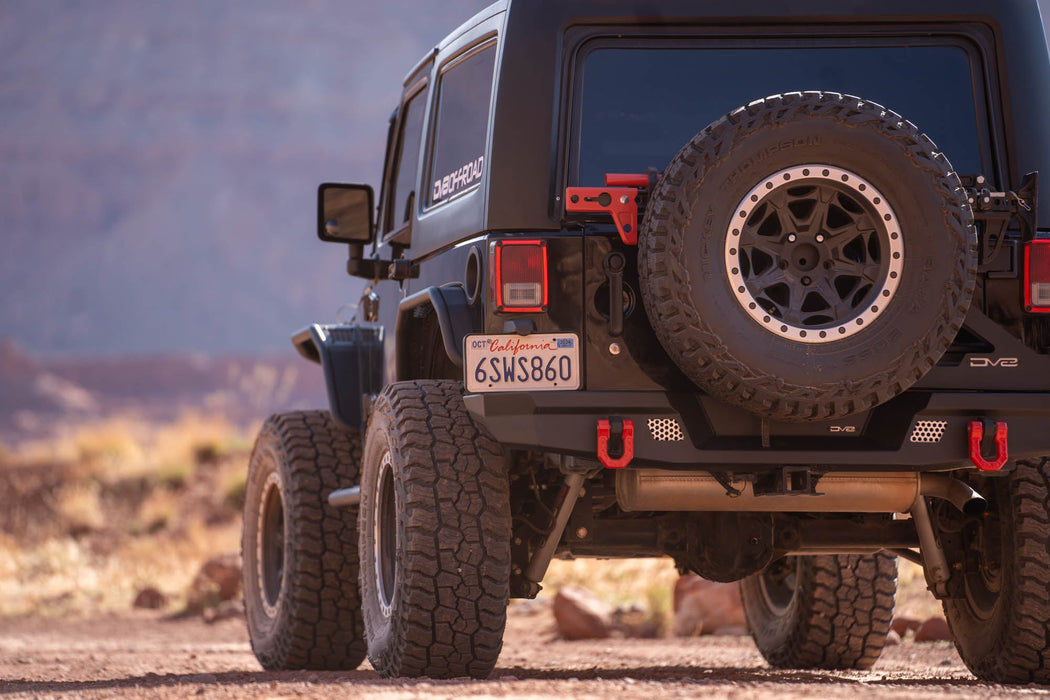 DV8 2007-2018 Jeep Wrangler JK – MTO Series Rear Bumper – RBJK-13