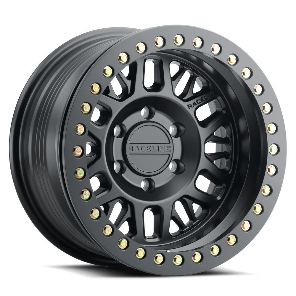 Raceline RT951B Ryno Beadlock Wheel - Satin Black