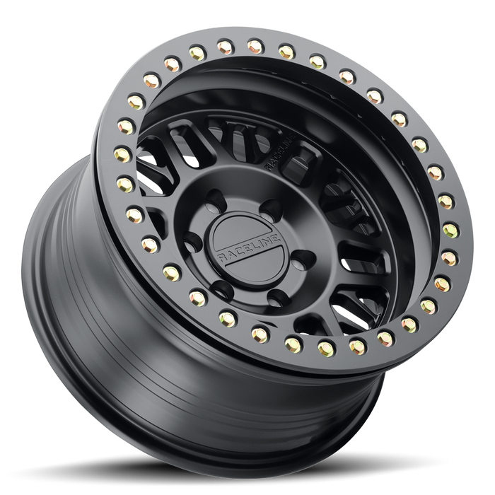 Raceline RT951B Ryno Beadlock Wheel - Satin Black