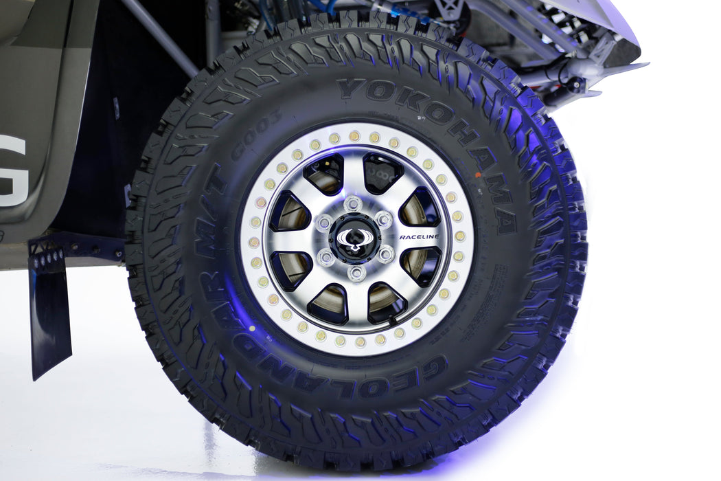 Raceline RT260 Avenger Beadlock Wheel - Satin Black - Machined Face