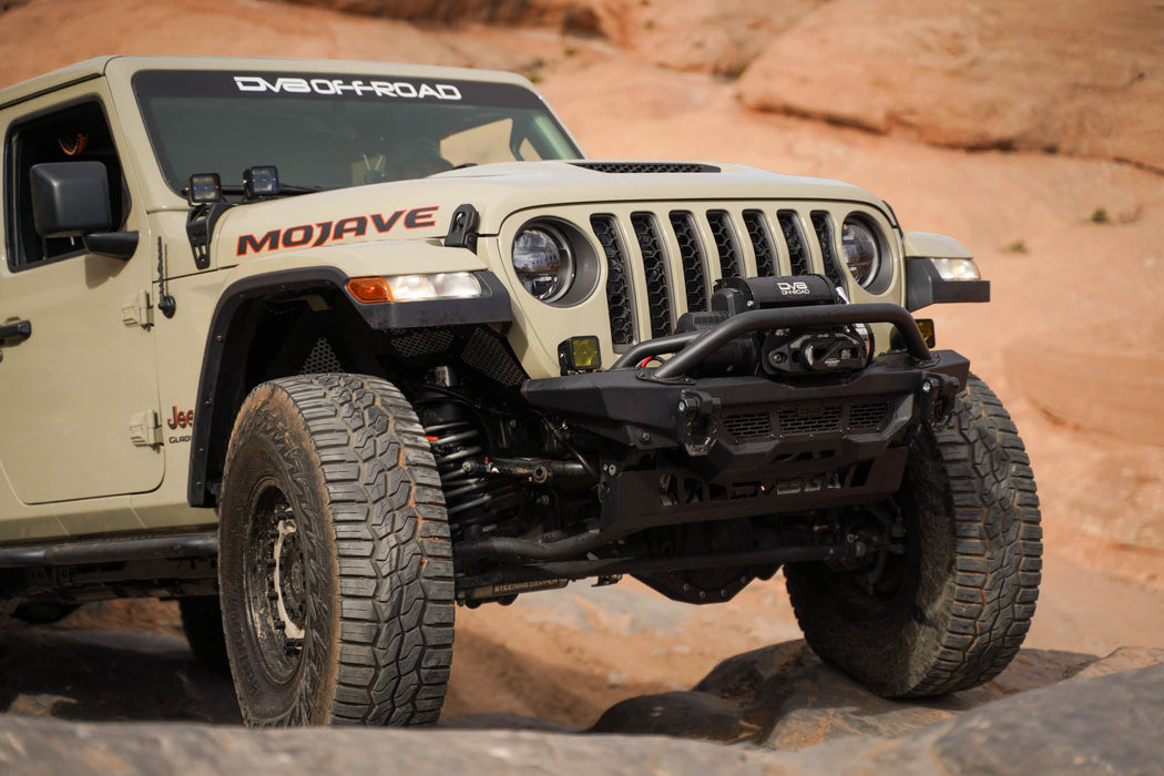 DV8 2018-2026 Wrangler JL & Gladiator JT – Spec Series Front Bumper – FBJL-09