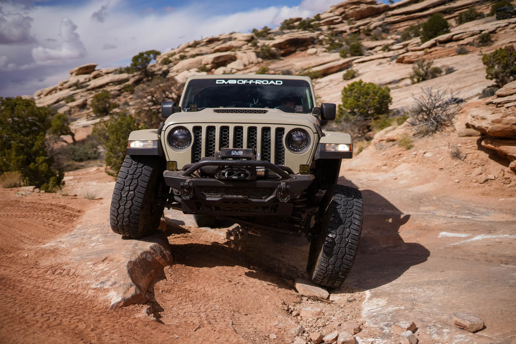 DV8 2018-2026 Wrangler JL & Gladiator JT – Spec Series Front Bumper – FBJL-09