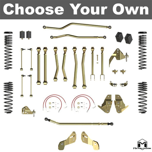 Jeep JK Wrangler 5.5" Game-Changer Bolt-On Suspension & Lift Kit - 4 Door Unlimited