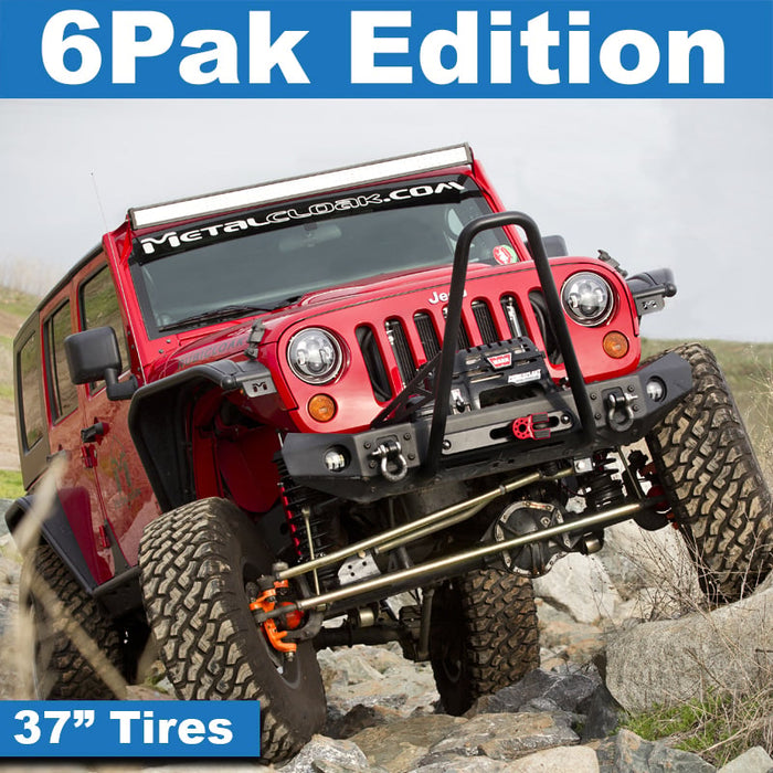 Jeep JK Wrangler 4.5" 4-Link & DB3, Bolt-On Long Arm Compound Suspension & Lift Kit - 2 Door - Rear Geometry: DB3 Bracket