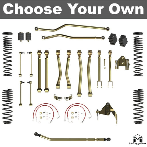 Jeep JK Wrangler 3.5" Game-Changer Suspension & Lift Kit, Right Hand Drive - 4 Door Unlimited