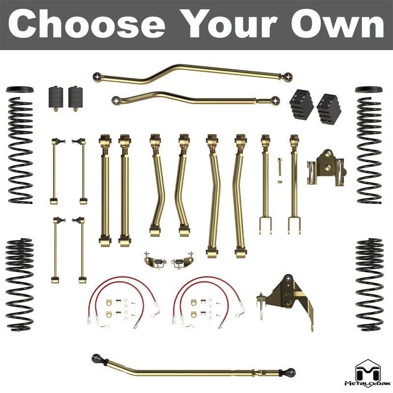 Jeep JK Wrangler 3.5" Game-Changer Suspension & Lift Kit, Right Hand Drive - 2 Door