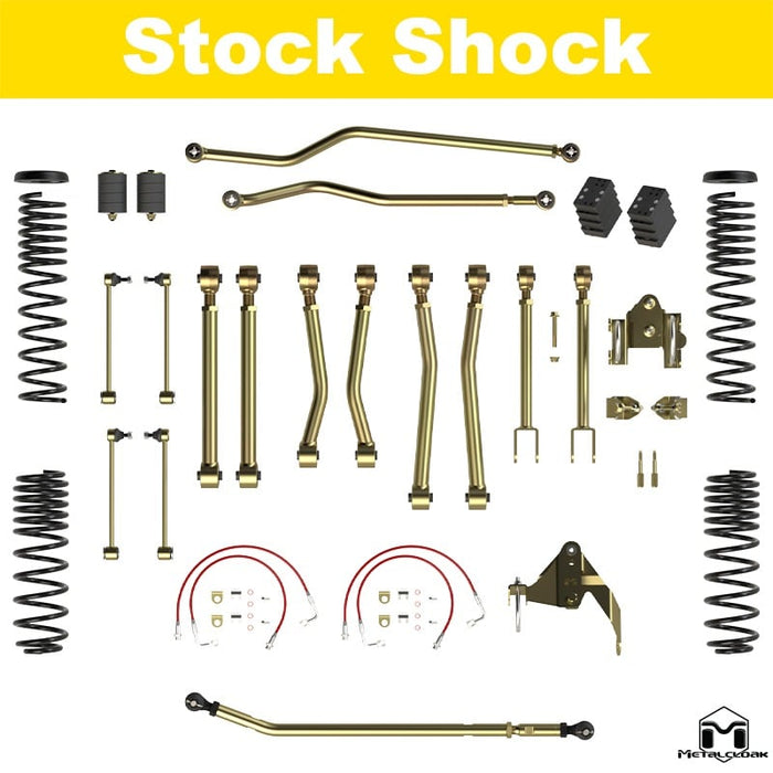 Jeep JK Wrangler 3.5" Game-Changer Suspension & Lift Kit, Right Hand Drive - 4 Door Unlimited