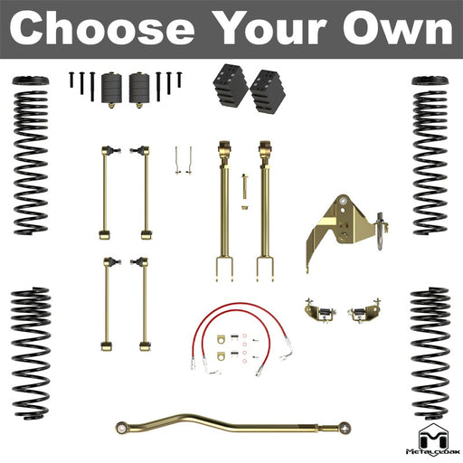 Jeep JK Wrangler 2.5" True Dual Rate Lift Kit - 4 Door Unlimited