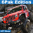 Jeep JL Wrangler 3.5" Game-Changer Suspension & Lift Kit - 4 Door Unlimited - Rear Geometry: Stock Location