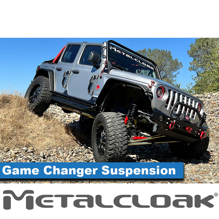 Jeep JL Wrangler 5.5" Game-Changer Suspension & Lift Kit - 4 Door Unlimited - Front Geometry: Stock Location - Rear Geometry: Stock