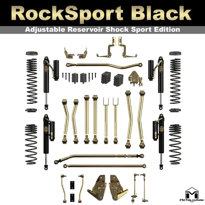 Jeep JL Wrangler 5.5" Game-Changer Suspension & Lift Kit - 2 Door - Front Geometry: Pro'lignment Kit - Rear Geometry: Stock
