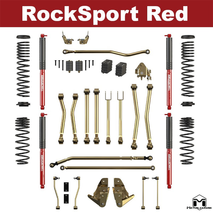 Jeep JL Wrangler 5.5" Game-Changer Suspension & Lift Kit - 4 Door Unlimited - Front Geometry: Stock Location - Rear Geometry: Stock