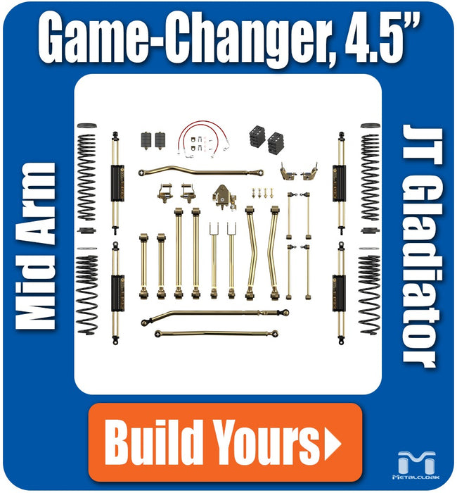 Jeep JT Gladiator 4.5" Game-Changer Suspension & Lift Kit