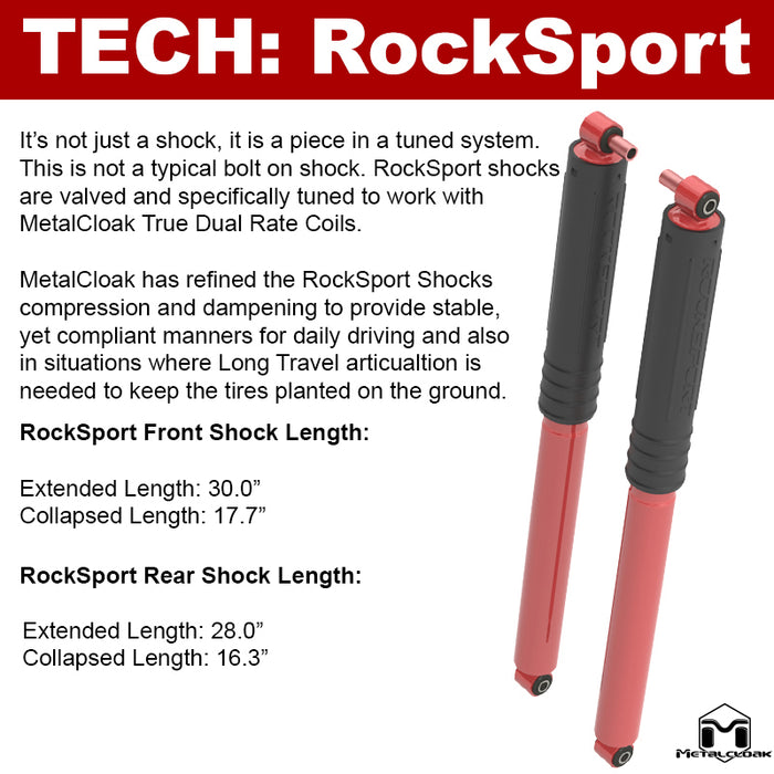 Jeep JT Gladiator 4.5" 4-Link, Bolt-On Long Arm Suspension & Lift Kit - Rear Control Arm Selection: Rear Bolt On Long Arms - Crossmember Style: Crossmember, 2 Bolt Hole Pattern