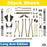 Jeep JT Gladiator 4.5" 4-Link, Bolt-On Long Arm Suspension & Lift Kit - Rear Control Arm Selection: Rear Bolt On Long Arms - Crossmember Style: Crossmember, 2 Bolt Hole Pattern