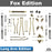 Jeep JL Wrangler 5.5" 4-Link, Bolt-On Long Arm Suspension & Lift Kit, 4-Door - Rear Control Arm Selection: DB3 Geometry Correcting Mid Arm Kit