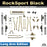Jeep JL Wrangler 5.5" 4-Link, Bolt-On Long Arm Suspension & Lift Kit, 4-Door - Rear Control Arm Selection: Rear Bolt-On Full Long Arms