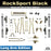 Jeep JL Wrangler 4.5" 4-Link, Bolt-On Long Arm Suspension & Lift Kit, 4-Door - Rear Control Arm Selection: Rear Bolt-On Full Long Arms