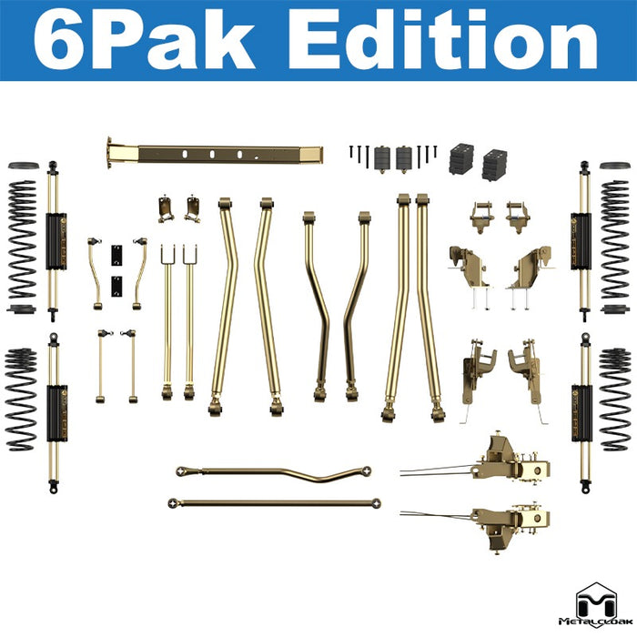 Jeep JL Wrangler 392 3.5" 4-Link, Bolt-On Long Arm Suspension & Lift Kit