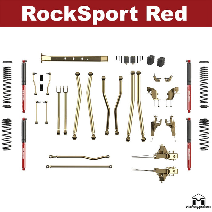 Jeep JL Wrangler 392 3.5" 4-Link, Bolt-On Long Arm Suspension & Lift Kit