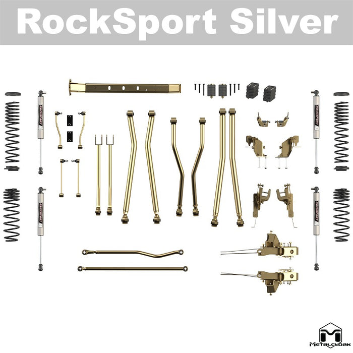 Jeep JL Wrangler 392 3.5" 4-Link, Bolt-On Long Arm Suspension & Lift Kit