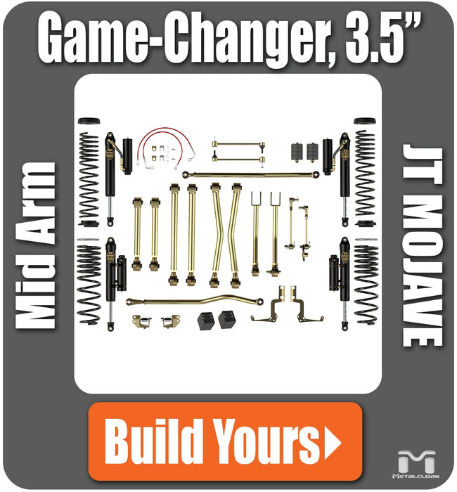 Jeep JT Gladiator Mojave 3.5" Game-Changer Suspension & Lift Kit