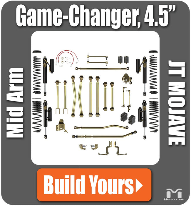 Jeep JT Gladiator Mojave 4.5" Game-Changer Suspension & Lift Kit