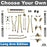 Jeep JL Wrangler 5.5" 4-Link, Bolt-On Long Arm Suspension & Lift Kit, 4-Door - Rear Control Arm Selection: DB3 Geometry Correcting Mid Arm Kit