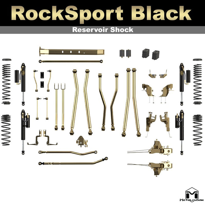 Jeep JL Wrangler 392 4.5" 4-Link, Bolt-On Long Arm Suspension & Lift Kit