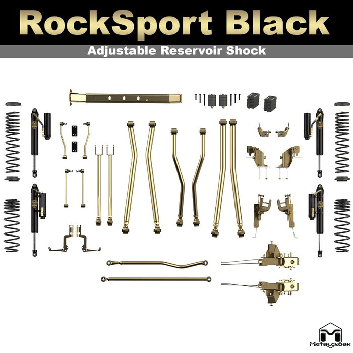 Jeep JL Wrangler 392 3.5" 4-Link, Bolt-On Long Arm Suspension & Lift Kit