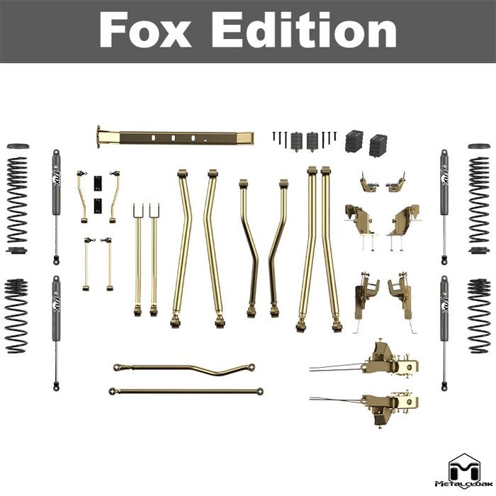 Jeep JL Wrangler 392 3.5" 4-Link, Bolt-On Long Arm Suspension & Lift Kit