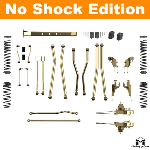 Jeep JL Wrangler 392 3.5" 4-Link, Bolt-On Long Arm Suspension & Lift Kit
