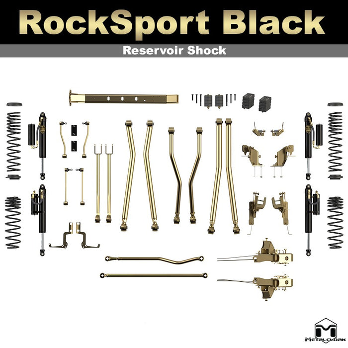 Jeep JL Wrangler 392 3.5" 4-Link, Bolt-On Long Arm Suspension & Lift Kit