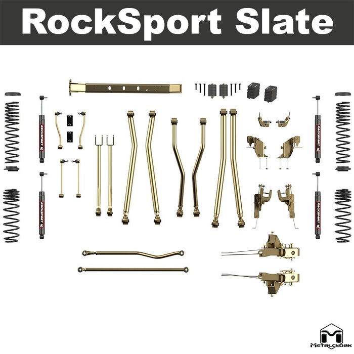 Jeep JL Wrangler 392 3.5" 4-Link, Bolt-On Long Arm Suspension & Lift Kit
