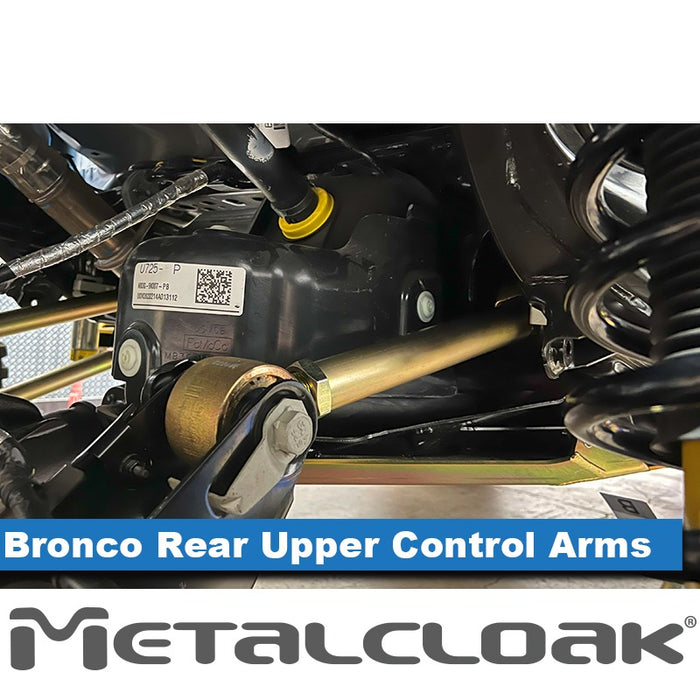 Bronco 6G 2.5"- 4" Game-Changer Suspension & Lift Kit, Durotrak A-Arms, RockSport BLACK Edition