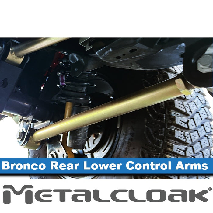 Bronco 6G 2.5"- 4" Game-Changer Suspension & Lift Kit, Durotrak A-Arms, RockSport BLACK Edition