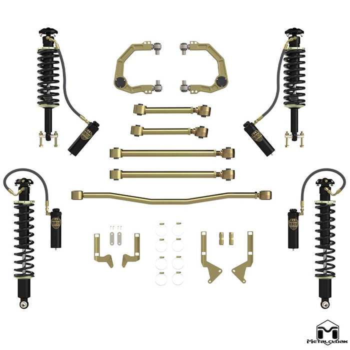 Bronco 6G 2.5"- 4" Game-Changer Suspension & Lift Kit, Billet A-Arm, RockSport Black Edition