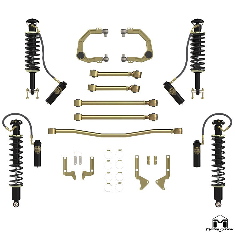 Bronco 6G 2.5"- 4" Game-Changer Suspension & Lift Kit, Billet A-Arm, RockSport Black Edition